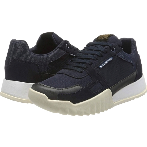 G-Star Raw Rackam Reduc Sneaker in Dark Blue - Picture 1 of 9